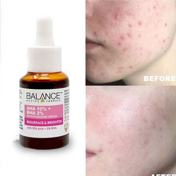 سرم لایه بردار بالانس Balance Active Aha 10% + Bha 2% Retexturizing 30Ml