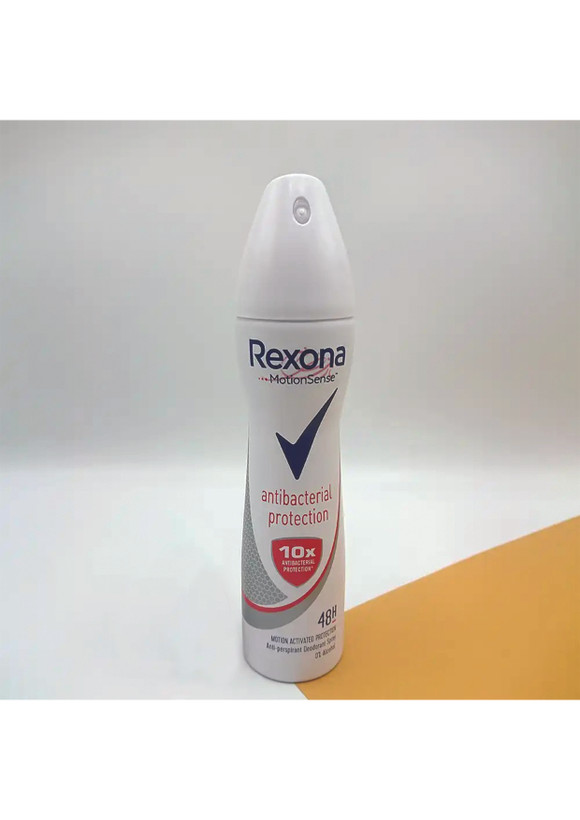 اسپری ضد تعریق زنانه رکسونا مدل آنتی باکتریال پروتکشن antibacterial protection حجم 200 میلی لیتری