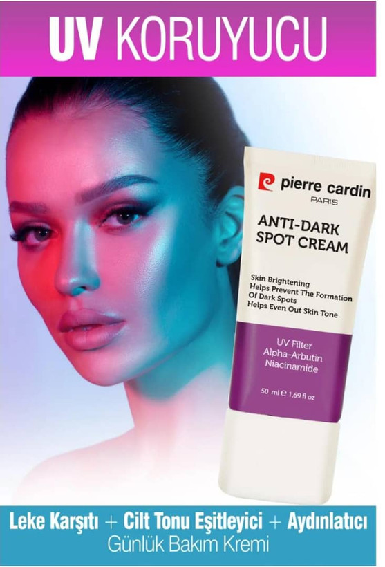 کرم ضد لک پیرکاردین pierre cardin حاوی نیاسینامید و آلفا آربوتین حجم