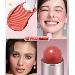 رژگونه شیگلم استیکی رنگ رز ریتال Rose Ritual