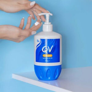 کرم مرطوب کننده پوست خشک کیو وی | پمپی ا QV Cream Replenishes Dry Skinحجم 500 میل