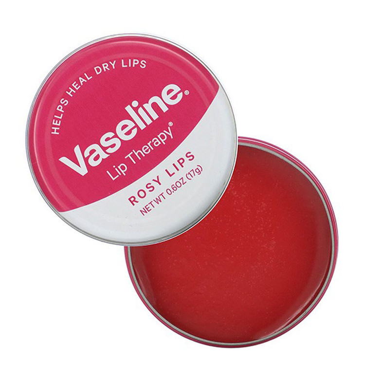 بالم لب وازلین VASELINE صورتی مدل گل رز حجم 20 میلی لیتر