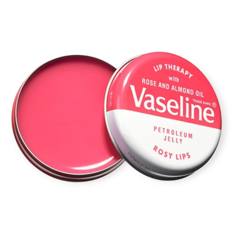 بالم لب وازلین VASELINE صورتی مدل گل رز حجم 20 میلی لیتر