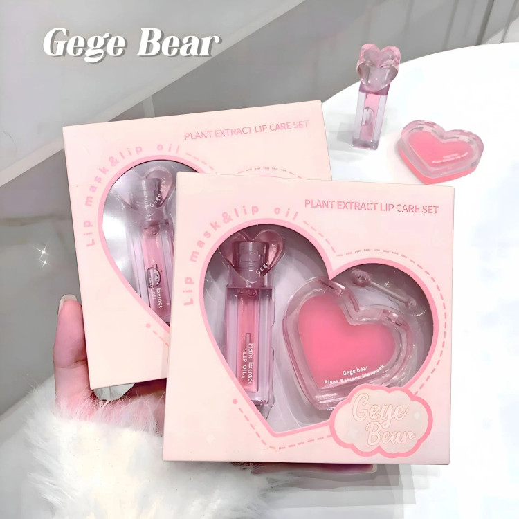 ست مراقبت لب قلبی Gege Bear اصل کره جنوبی