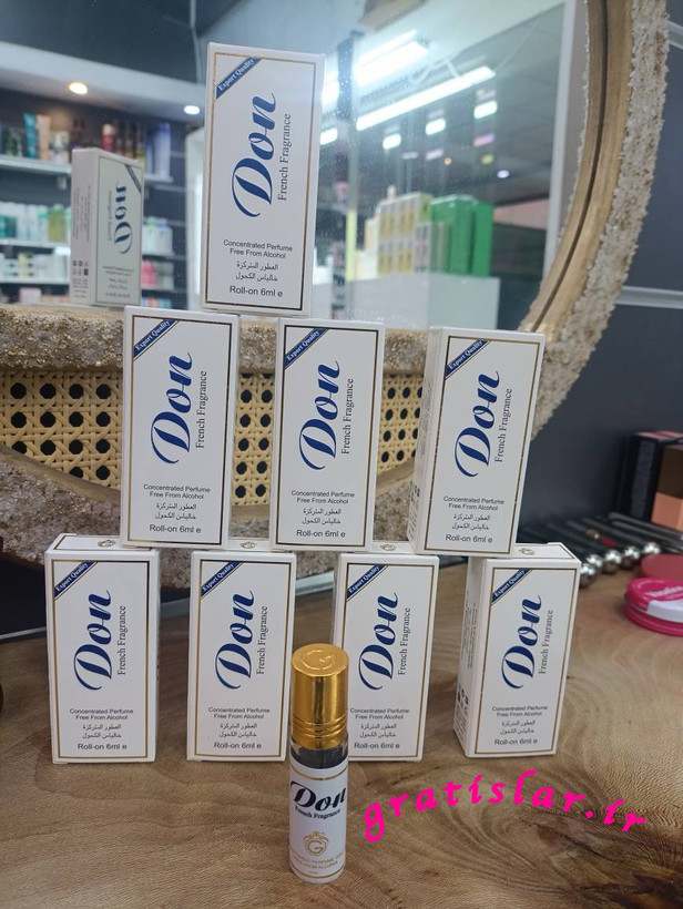 عطر غلطکی فرانسوی Don حجم ۶ میل بدون الکل اصل